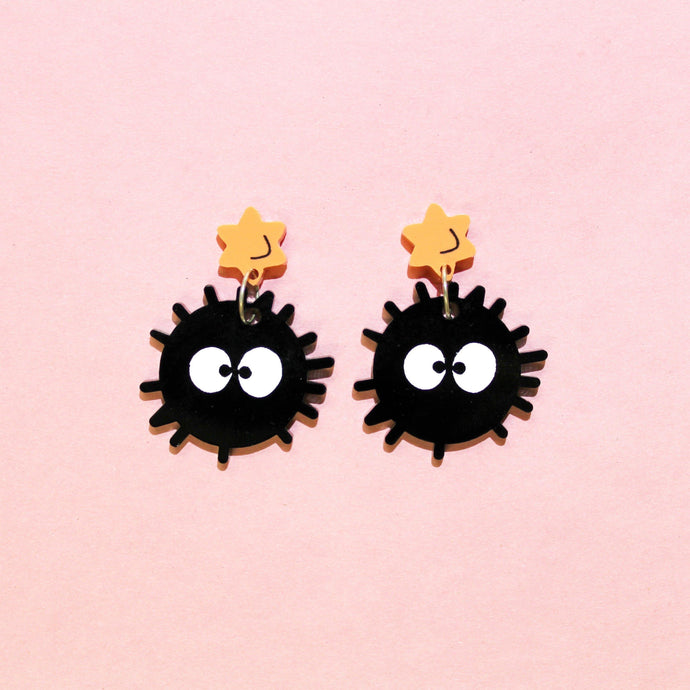 Spirited Away Soot Sprite Earrings | Confetti Kitty